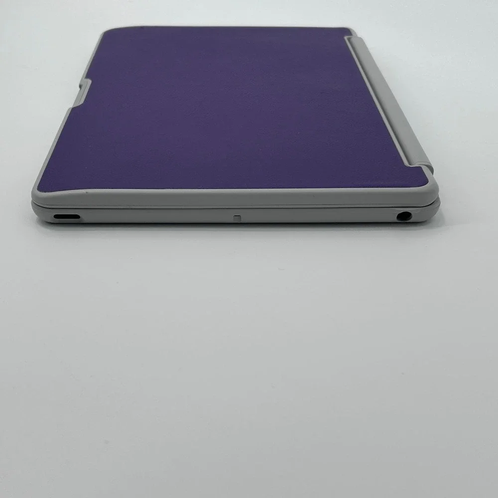 ZAGG Folio Hinged Bluetooth Keyboard Case for iPad Air Purple Gray IDSZF-PU0